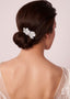 Weiss Pearl Floral Hair Comb