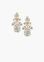 Flora Crystal Bridal Drop Earrings