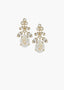 Flora Crystal Bridal Drop Earrings